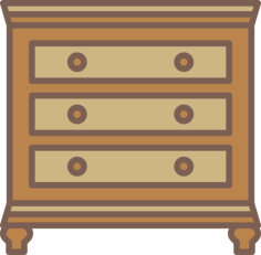 Chest Of Drawers Silhouette Svg Vector, Free Vectors File
